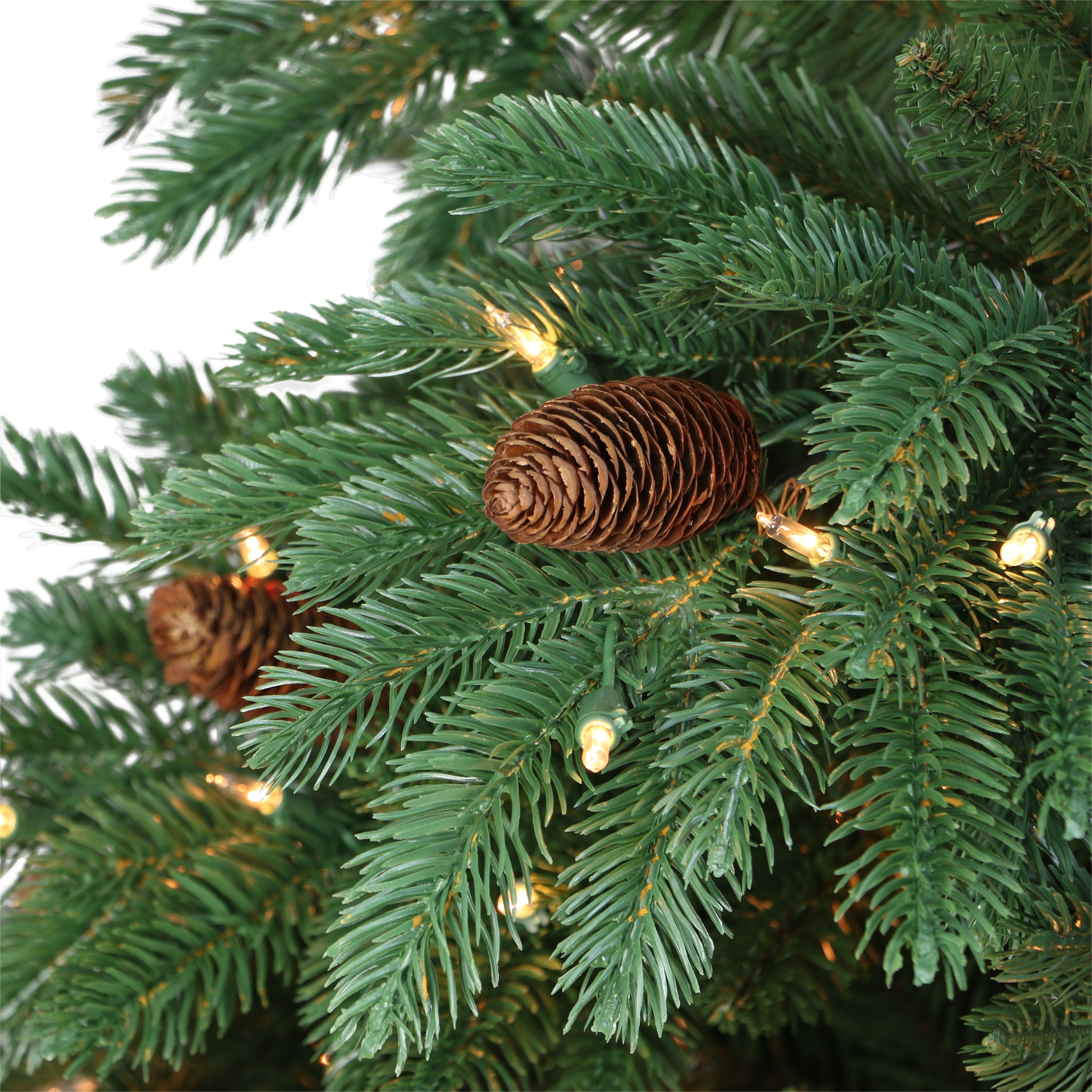 7.5ft Pre-Lit Slim Montville Spruce Christmas Tree